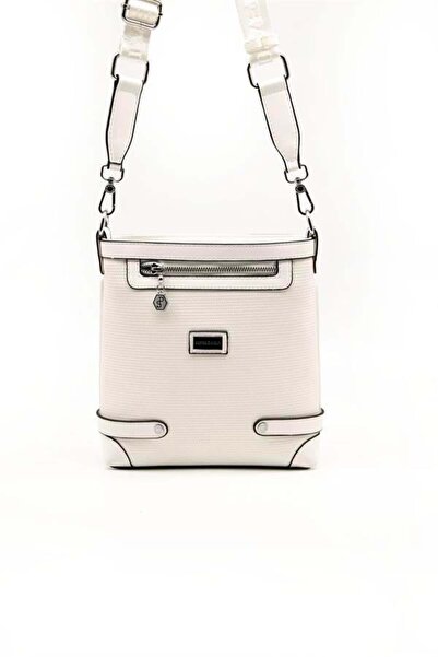 Silver Polo White - White Honeycomb Women's Crossbody Bag Sp1120