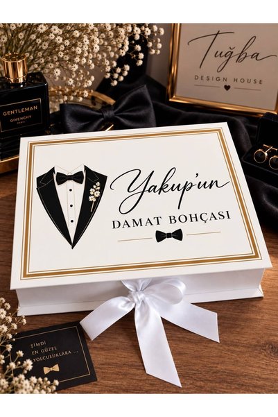 Genel Markalar DAMAT BOHÇASI ÇİKOLATASI KİŞİYE ÖZEL KUTULU HEDİYELİK 96 ADET