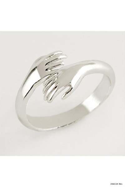 ZERO LAND Zngzrmll Two Hands Ring (144340) Silver Color
