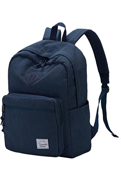 VASCHY Corduroy Unisex Backpack, Casual Cute Aesthetic Fuzzy Fluffy Plush Fle...