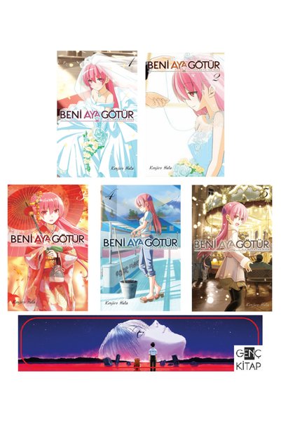 Kayıp Kıta Yayınları Beni Ay'a Götür 1-2-3-4-5. Ciltler Manga Seti - Genç Kit...