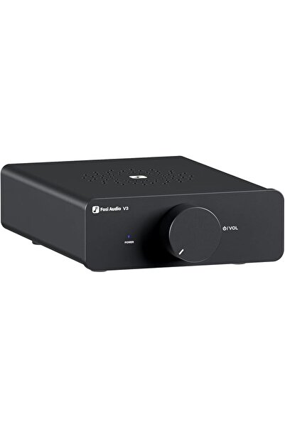 Fosi Audio مضخم صوت ستيريو V3 للمنزل بقوة 300 واط × 2، مكبر صوت صغير من الفئة...