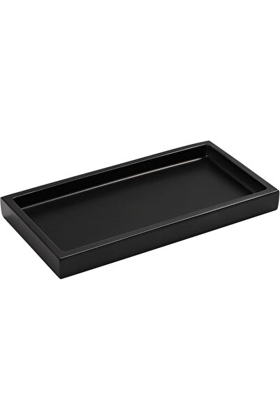 Luxspire Bathroom Vanity Tray, 8 x 4 inch Resin Dresser Jewelry Ring Dish Tan...