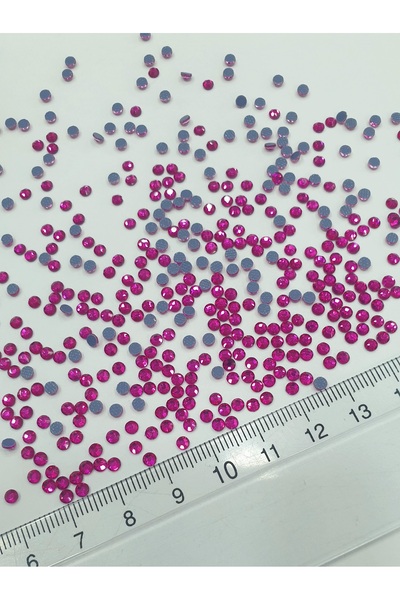 CRYSTALSHOP Hotfix Iron-On Stone Ss10 Fuchsia - (25 Gr - 1800 Ad)