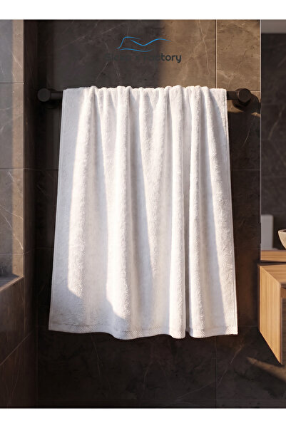 Sleep x Factory 100% Cotton Bath Towel 70x140 cm – White 500 GSM Absorbent Towel