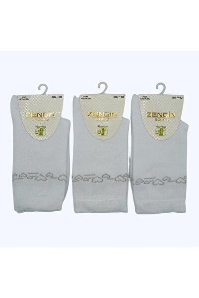 AYKİDSCLUP Bamboo 3-Piece Love Women's Socks 3300-Y