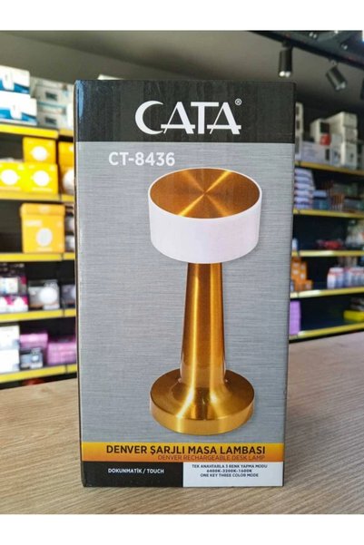 YTE Ct-8436 Denver Şarjlı Masa Lambası