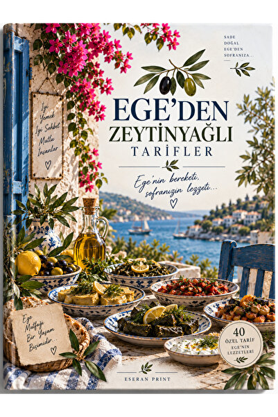 Eseran Print Egeden Zeytinyağlı Tarif Defteri