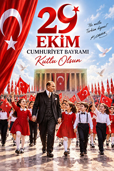 PROMISEBACKDROP2 200x200 cm, 29 Ekim Cumhuriyet Bayramı, Okul Etkinlik Kumaş Fon
