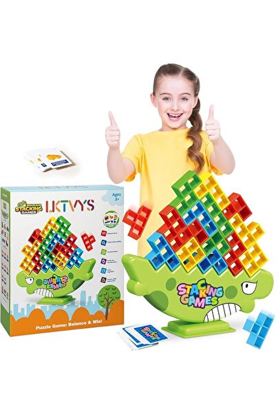 GENERAL kids games, Balance Game, 64 PCS Stacking Game, Engaging Board Games ...