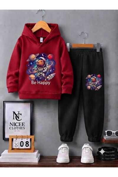 Leto Lykia Children's Tracksuit Set Unisex (Space Squirrel Winter Print)