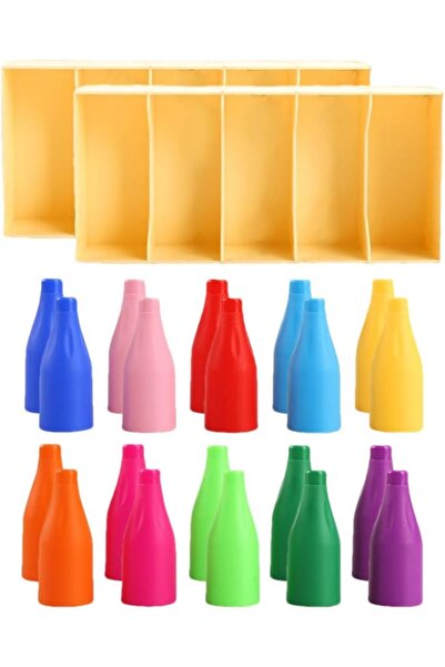SYOSI Memory Matching Game - Color Matching Bottle Cap Game for Kids & Adults...