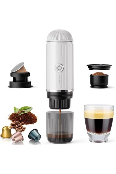 NeoHeaven Aparat de espresso portabil reîncărcabil cu încălzire automată, pen...