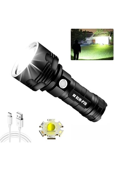 GENERAL 50w xlm-p70,30000-100000 lumens 3 Modes high Brightness led Flashligh...