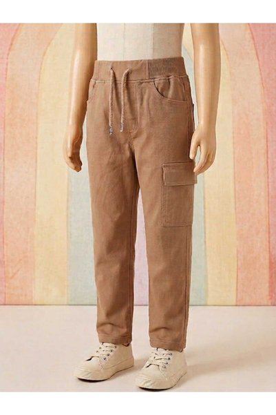 Nazhankids Children's Linen Cargo Pants
