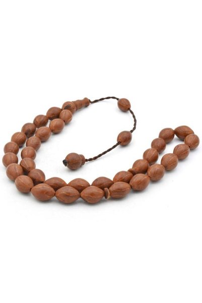 Hediye Vakti Handcrafted Systemed Cut Wood Rosary Beads from Andiz Tree