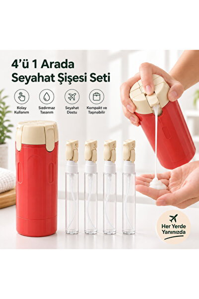 PİYATECH Travel Kit - Makeup Serum Toothpaste Shampoo Hand Cream Travel Box -...