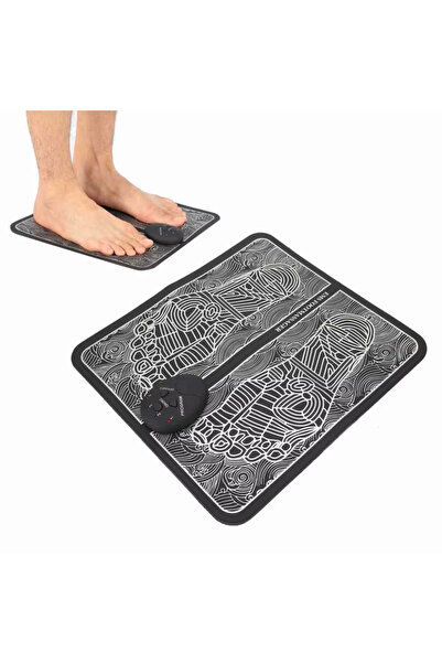 EMS Foot Massager EMS Mikro Akım Ayak Masaj Pad - Şarjlı Biyo-Elektrikli Ayak...