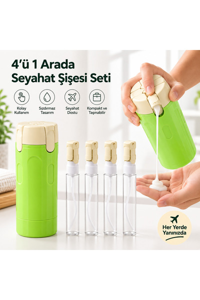 PİYATECH Travel Kit - Makeup Serum Toothpaste Shampoo Hand Cream Travel Box -...