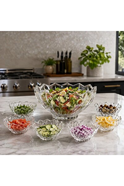 Ryan 6-Piece Serving Bowl Set for Desserts and Nuts