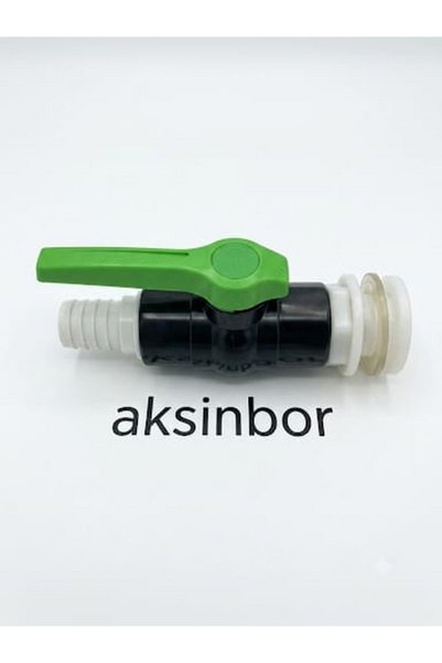 aksinbor 1/1/4 (40lık) plastik depo rekoru vana takımı seti