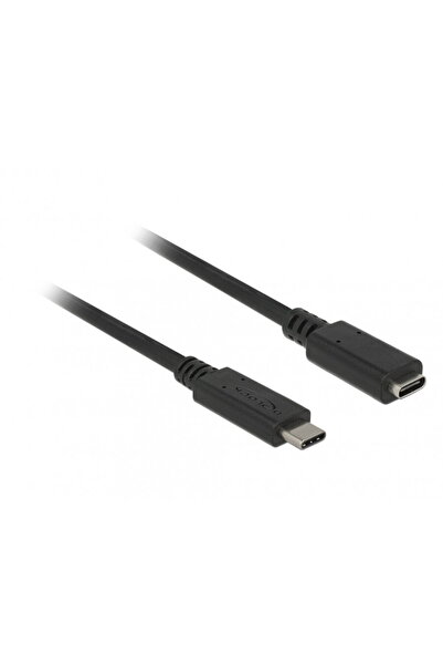 DELOCK Cablu prelungitor cu port USB Type-C tatДѓ - port mamДѓ; de 1,5m, negru