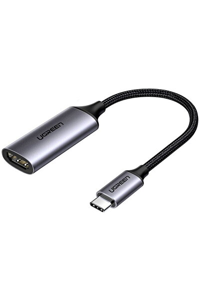 Ugreen Προσαρμογέας CM297, HDMI θηλυκό - USB-C αρσενικό, Γκρι