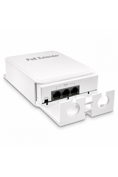 J-TECH 2+1 1 PoE Giriş - 2 PoE Çıkışlı PoE Extender (PoE Çoklayıcı) -Outdoor ...