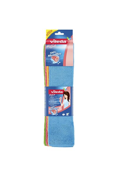 Vileda Set lavete Microfiber Blue,Green,Orange,Red 4 pc(s) 141413