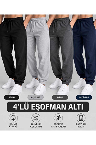 VOID 4 lü set erkek eşofman altı