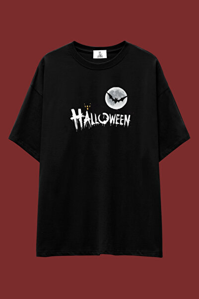 UmbraWear Halloween Black Loose Fit T-Shirt |   Unisex 100% Cotton Halloween ...