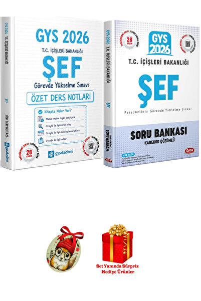 Data Yayınları İçişleri Bakanlığı ŞEF Konu Özetli Soru Bankası Seti