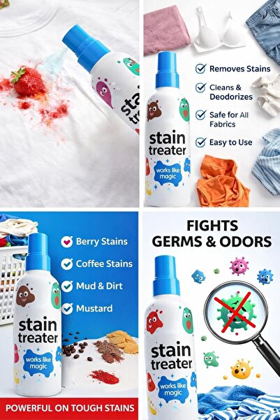 AYMNOOR Messy Eater Stain Treater – 4oz Parental Essential General Purpose St...