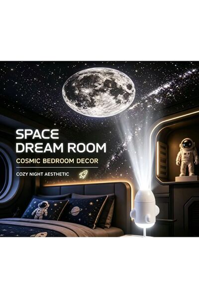 GENERAL 3D Whale Starry Sky Projector Lamp – Galaxy Ceiling Night Light, USB ...