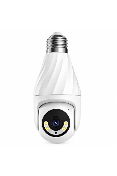 WİFİ AKILLI AMPUL KAMERA 2MP 1080P 355 DERECE DÖNÜŞ GECE GÖRÜŞLÜ HAREKET ALGILAMA ÇİFT YÖNLÜ SES