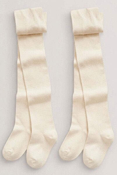 COTENCONCEPT 2 Pieces of Girls' Cotton Combed Cotton Pantyhose