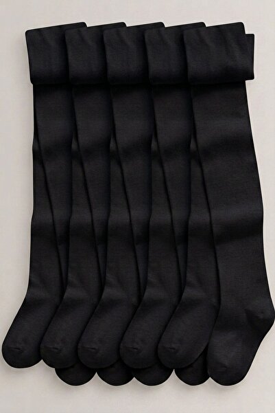 COTENCONCEPT 5 Pieces of Girls' Cotton Combed Cotton Pantyhose