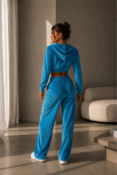 Generic Brand French Velvet Tracksuit Set