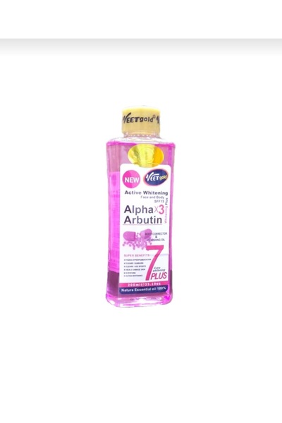Veet Gold Fit Gold Alpha Arbutin X3 Oil Corrects Repairs Skin Lightens Skin G...