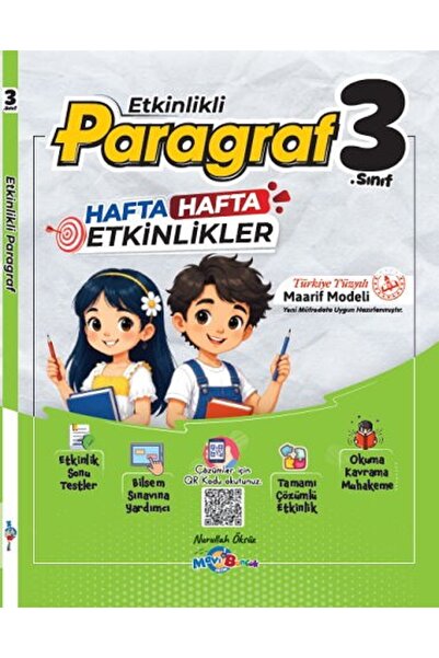 Mavi Boncuk 3. Sınıf Paragraf Hafta Hafta Etkinlikler