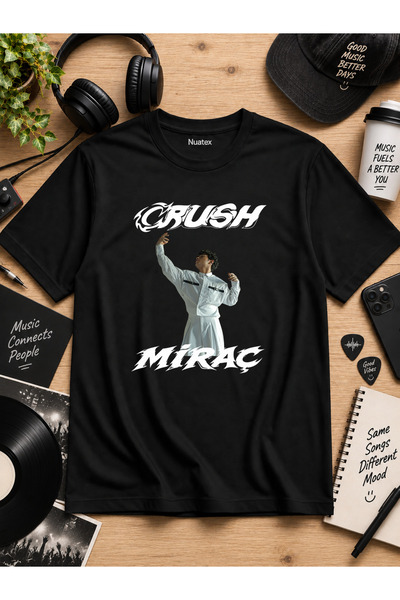 NUATEX Unisex Regular Kalıp CRUSH ARDA EFE MİLAN MİRAÇ BARIŞ OĞUZHAN BATU Öze...