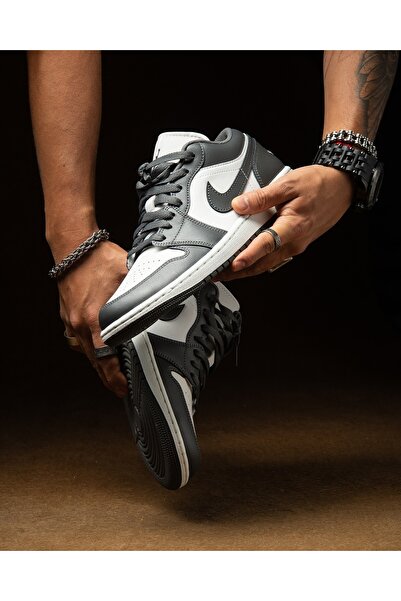 Nike Air Jordan 1 Low “Iron Grey” Erkek Basketbol Ayakkabısı-553558-044-Tanem Sport