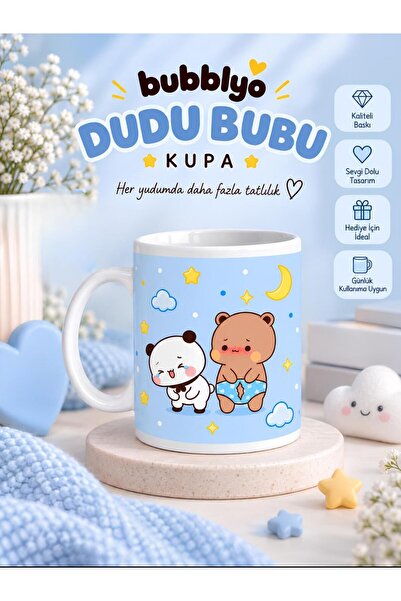 Genel Markalar Dudu Bubu Desenli Kupa Bardak