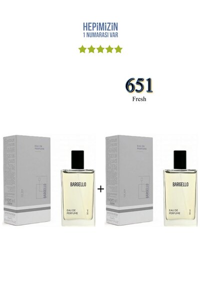 Bargello 651 + 651 Erkek Parfüm Edp 50 ml Fresh - Mnms6512