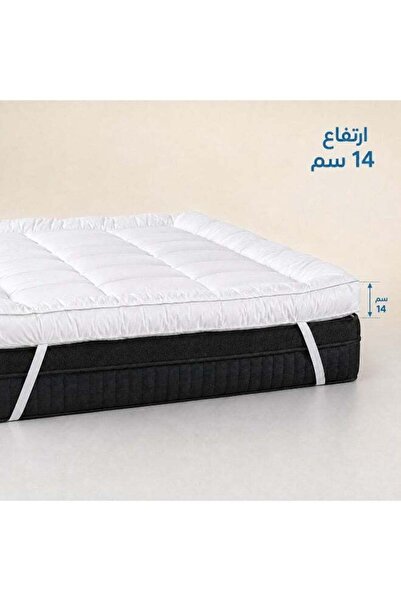 SLEEPLAND لباد فندقي فاخر ارتفاع 14 سم مقاس 200×200 سم
