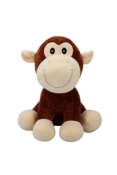 StepCo 3182 Sitting Plush Animals 35 cm Hippopotamus-Cow-Elephant-Monkey