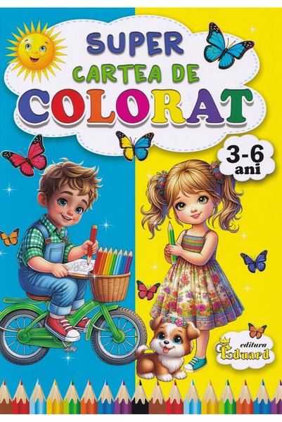 Eduard Super cartea de colorat 3-6 ani