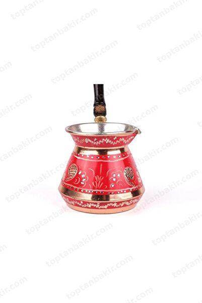 Haale Copper coffee pot erzincan handcrafted chubby (for 4 people)