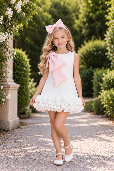 Babili Special Design Scuba Fabric Dress - Birthday Party Graduation Feast In...