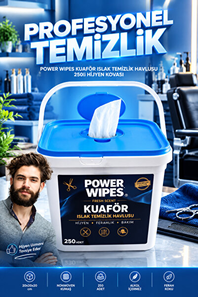 Transformacion Power Wipes Kuaför Islak Temizlik Havlusu 250li Hijyen Kovası ...